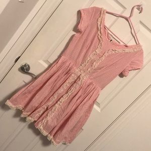 🌟🎀 Vintage handmade baby pink dress 🎀🌟